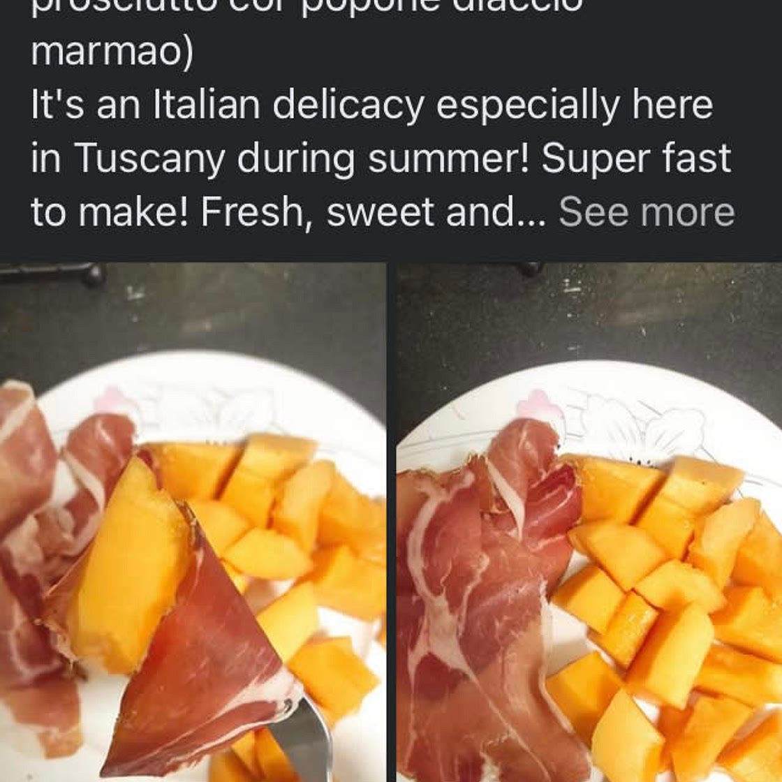 Prosciutto and Cantaloupe