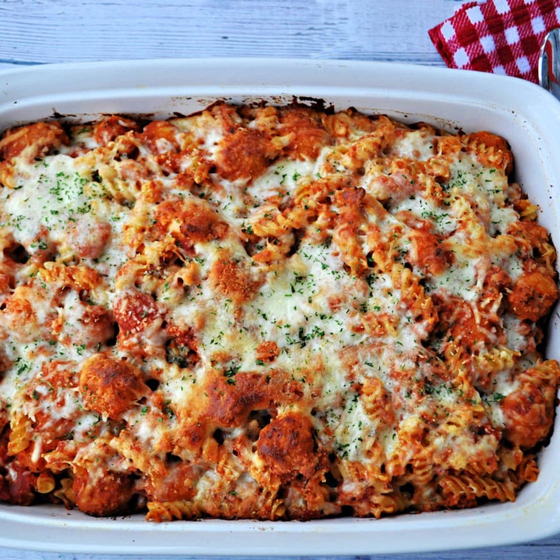 Chicken Parmesan Casserole Saves Dinner When You're Too Lazy to Make the Real Deal
