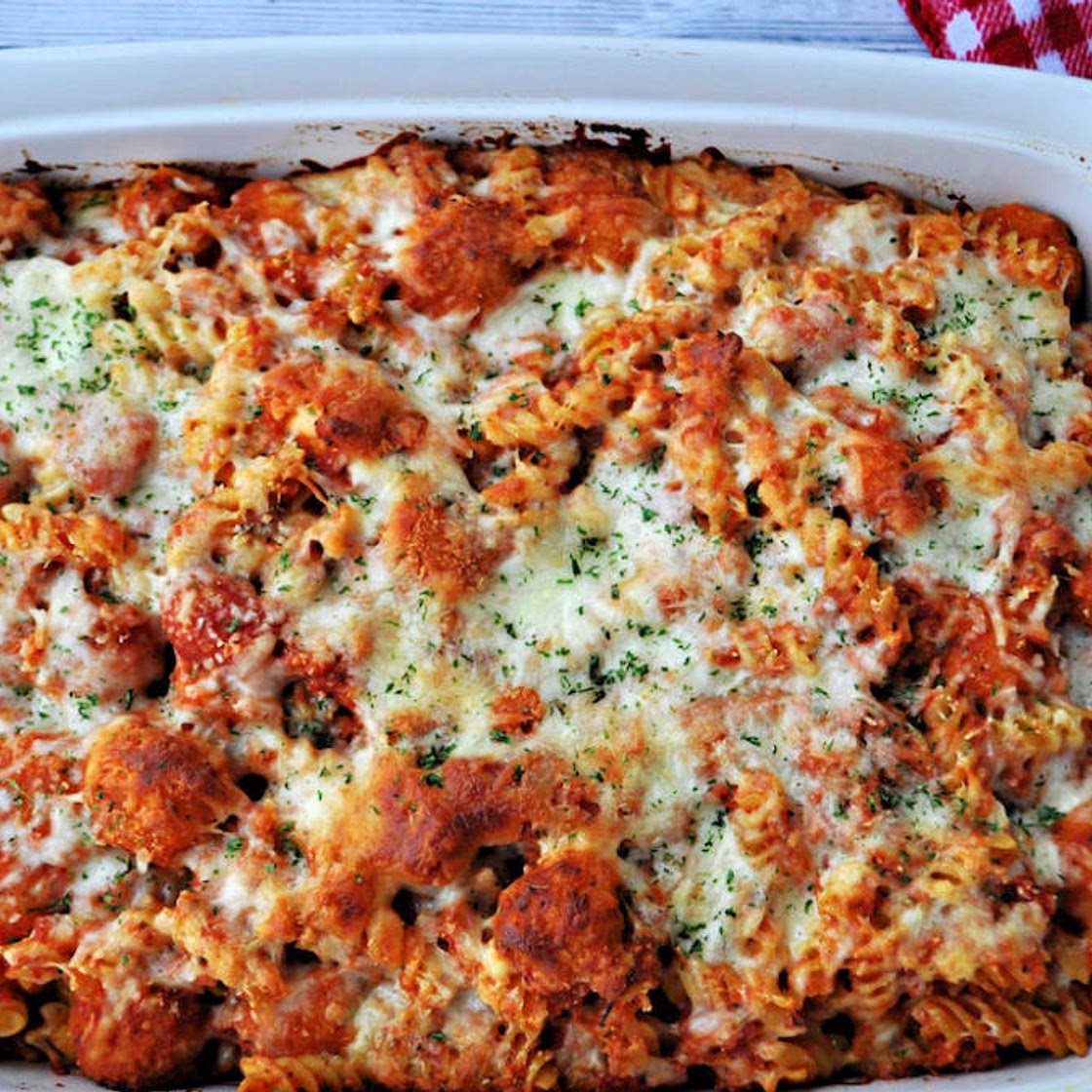Chicken Parmesan Casserole Saves Dinner When You're Too Lazy to Make the Real Deal