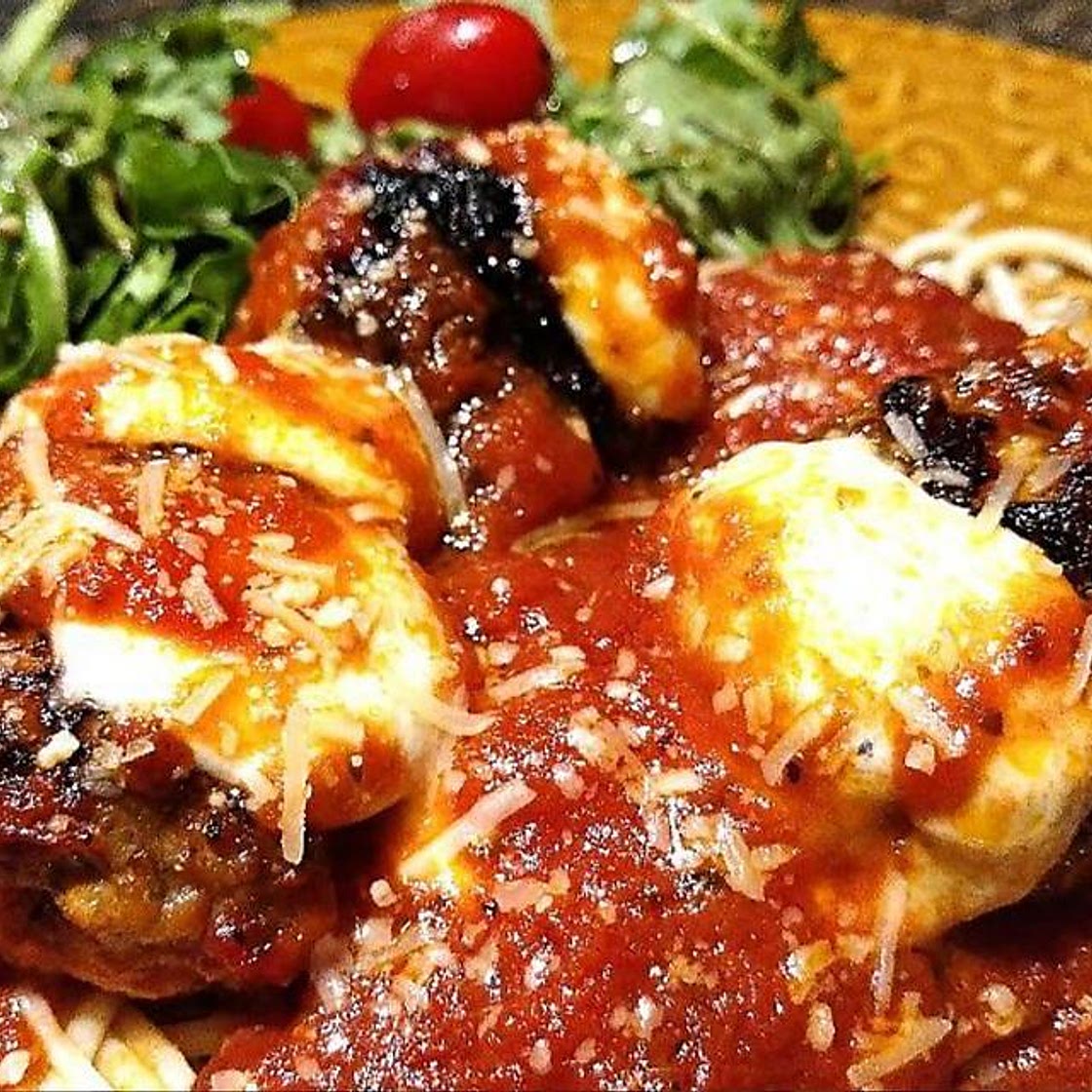 Sun-dried Tomato Meatballs Recipe: Meatballs in a Sun-dried Tomato Sauce With Fresh Mozzarella