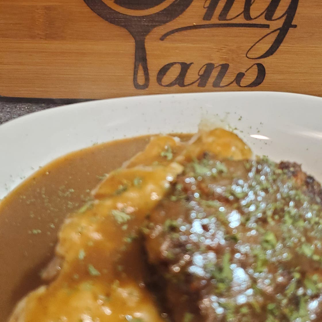 Turkey/ Bacon Chop Steak (Blue Plate Special)
