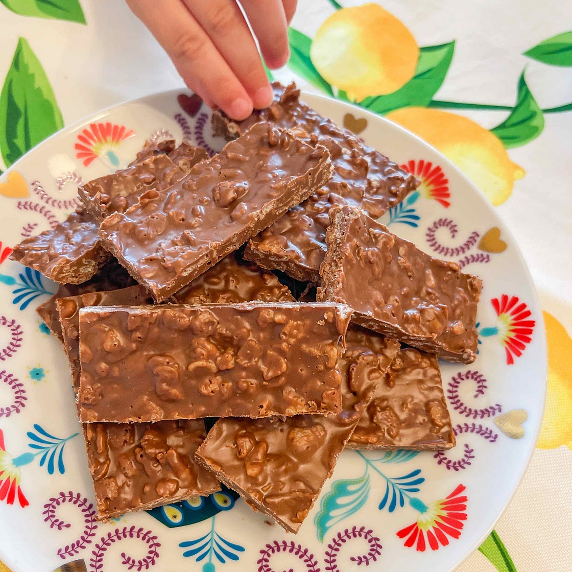 Chocolate crunchy bars 