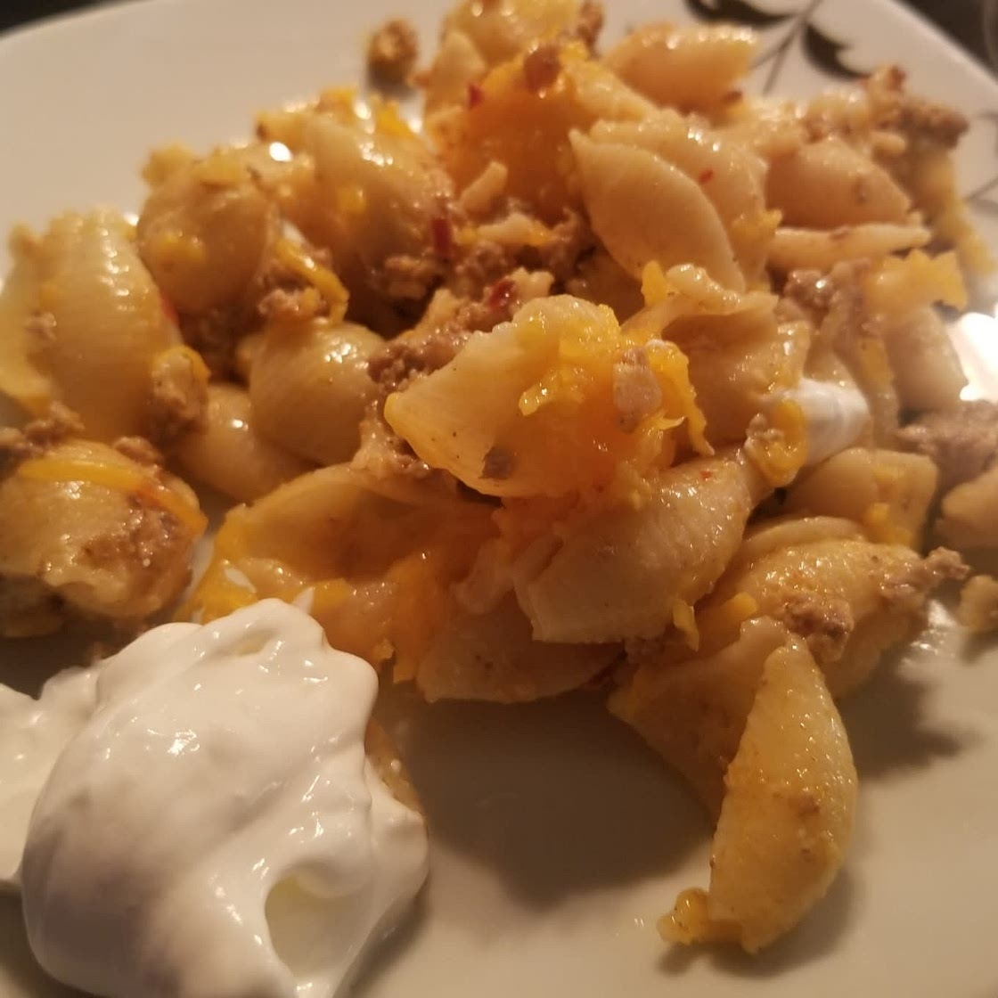 Easy Cheesy Taco Pasta with Cream Cheese