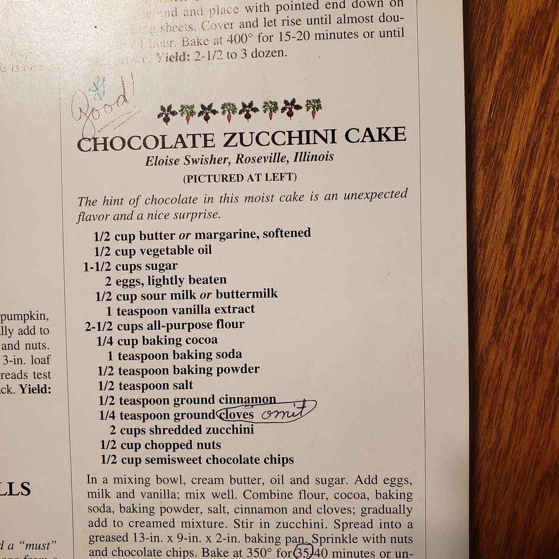 Chocolate Zucchini Cake