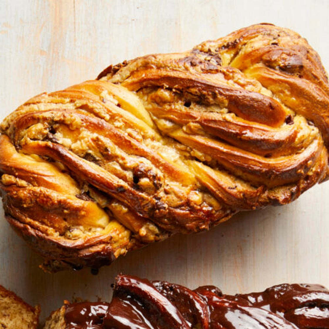 Halva-Chocolate Chunk Babka