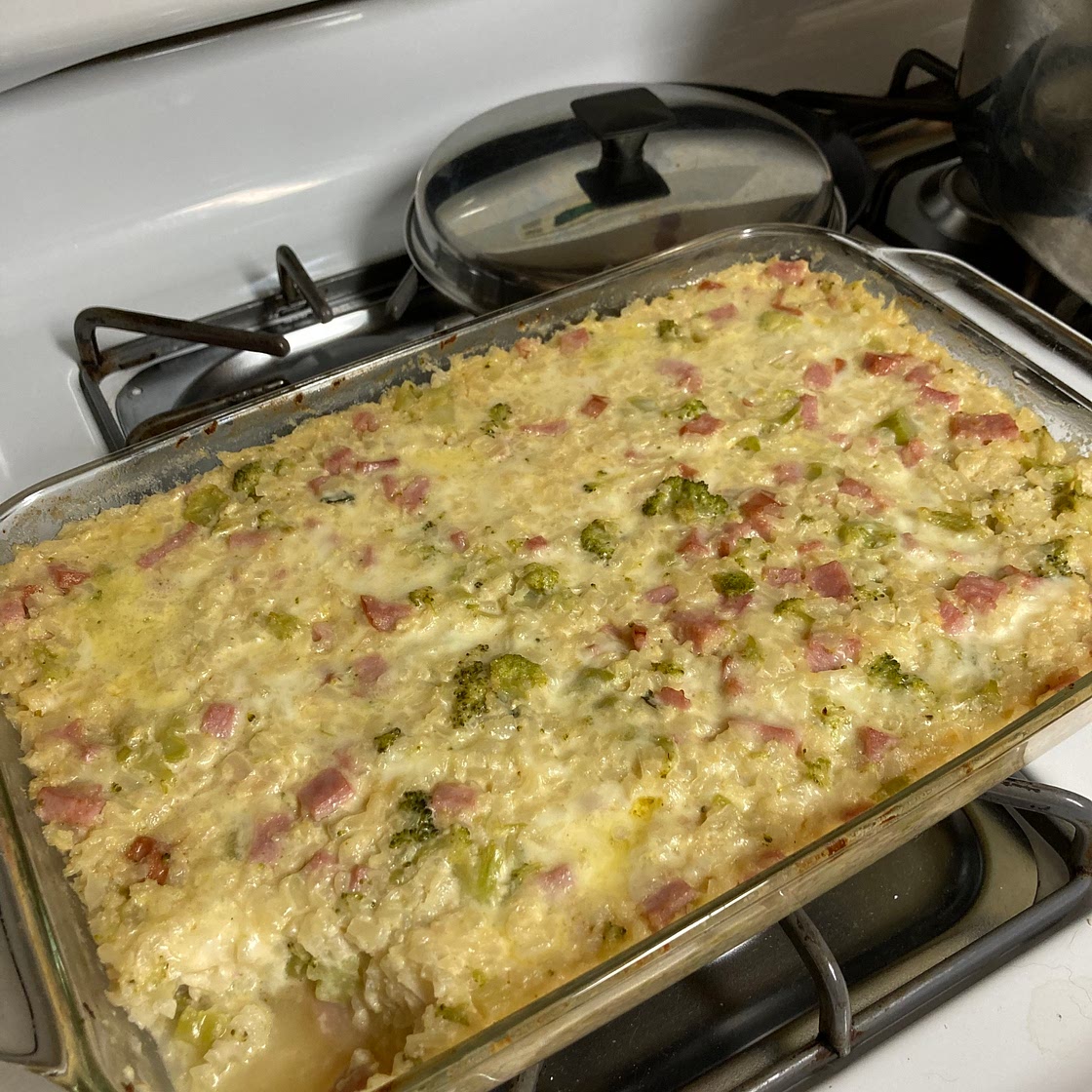 Keto Ham and Broccoli Bake