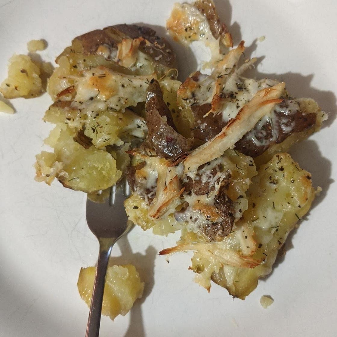 Low Spoon Smash Potatoes