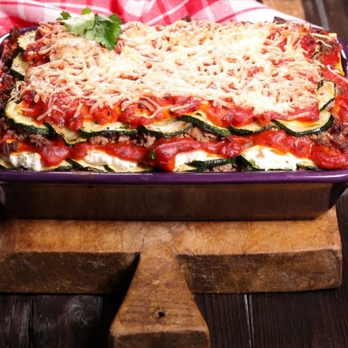 Gemüselasagne mit Zucchini