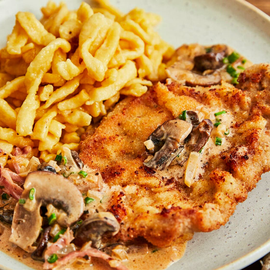 Jägerschnitzel – nach Omas Original-Rezept – SOO lecker
