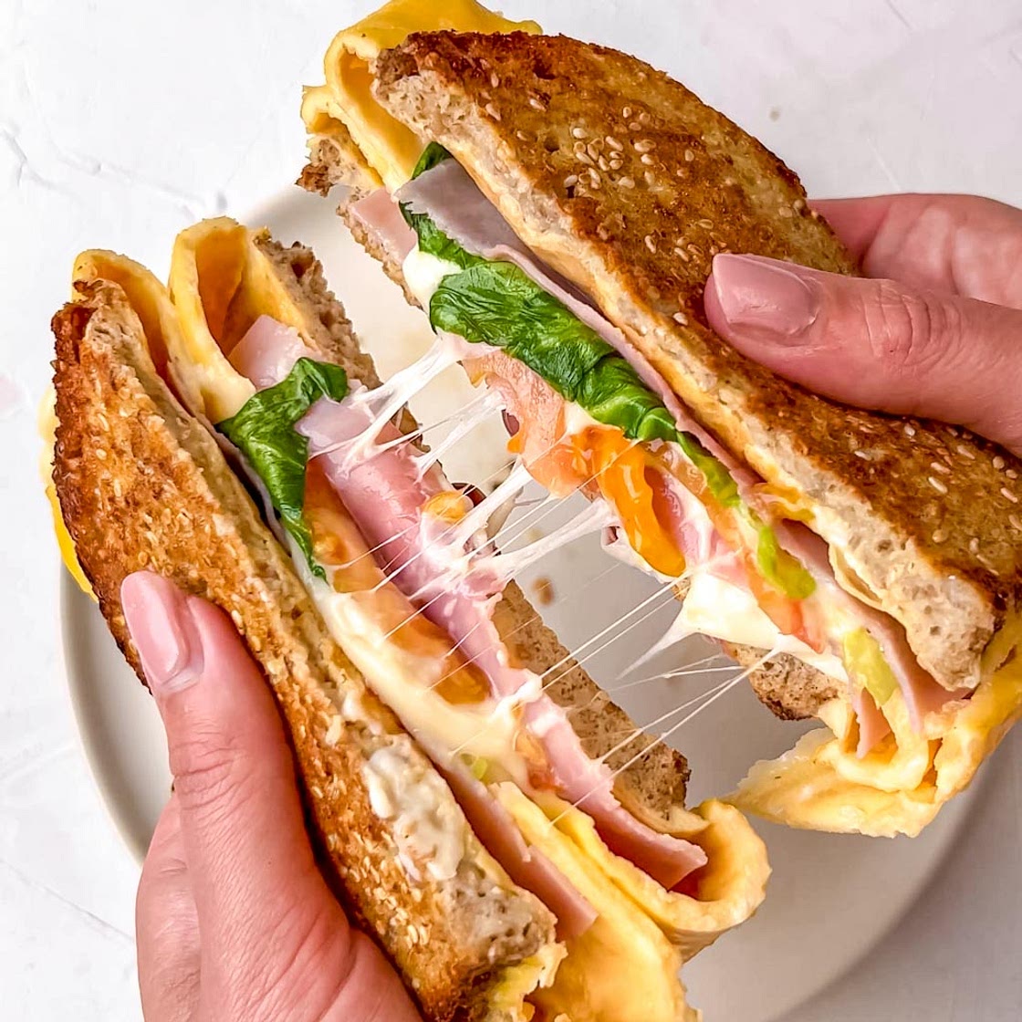Easy Cheese Egg Sandwich