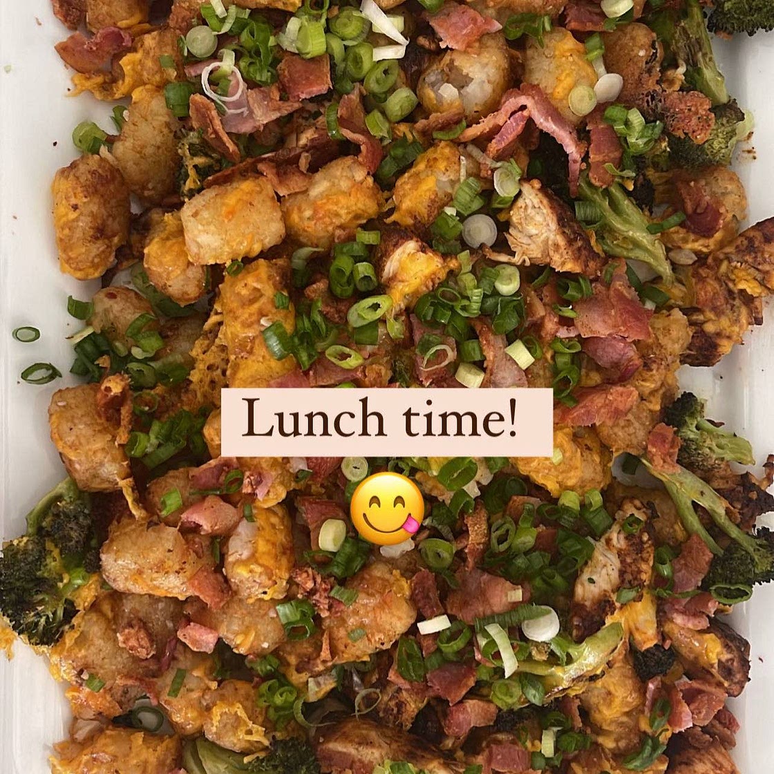 Loaded Chicken and Tater Tots