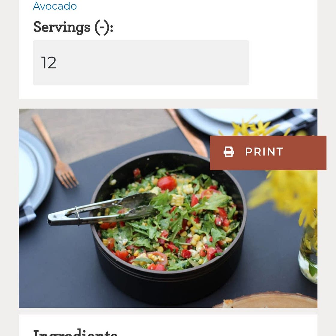 Charred Corn Salad