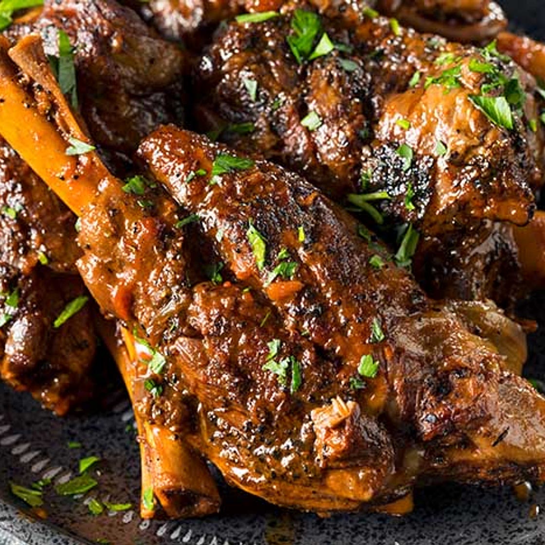 Smoked Lamb Shank