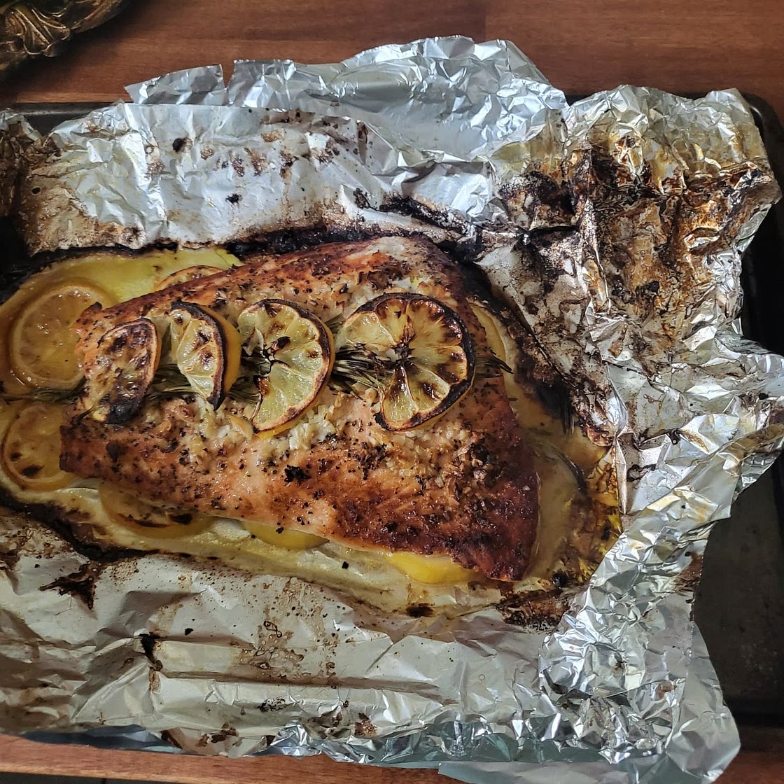Baked Salmon in Foil