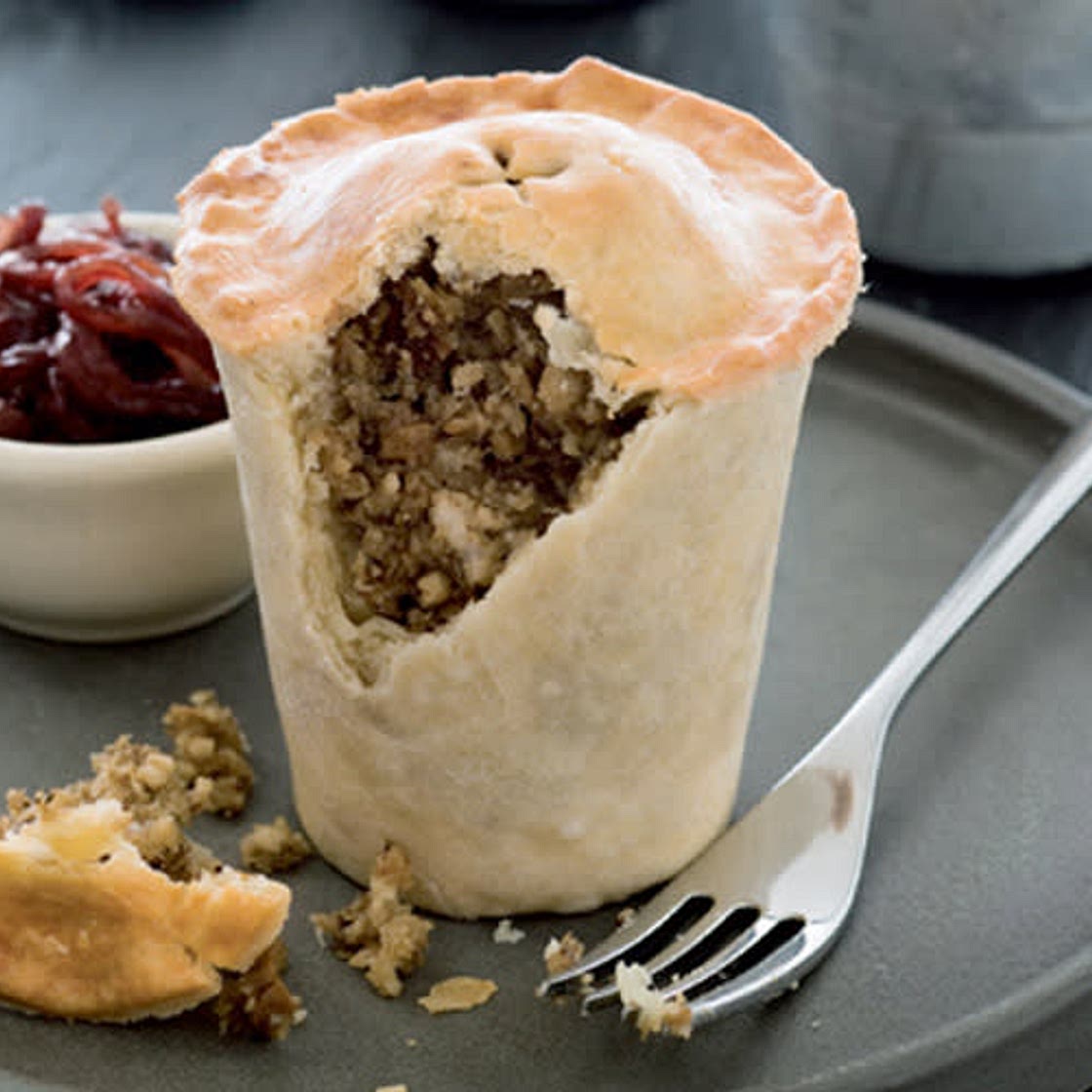 Mushroom and Cashew Nut Pie