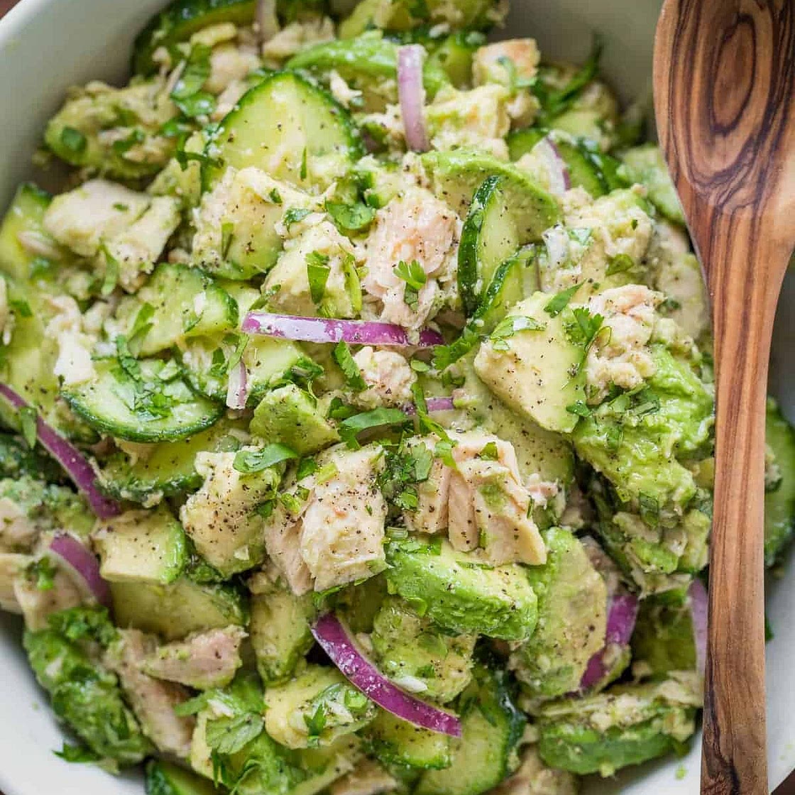 🥑  and tuna salad (P : 42g)