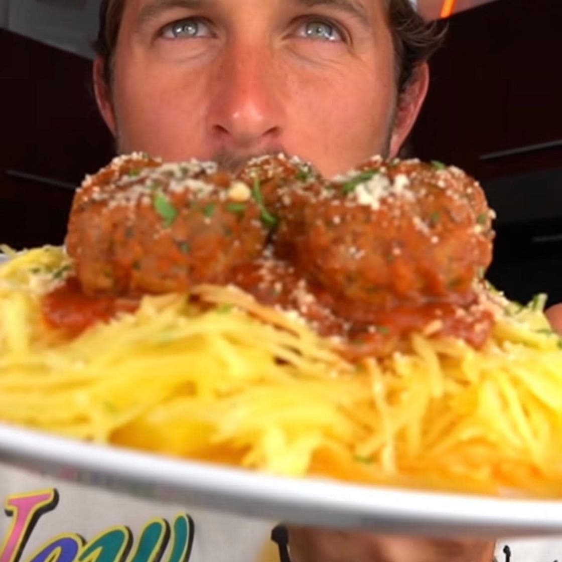 Spaghetti Squash & Meatballs