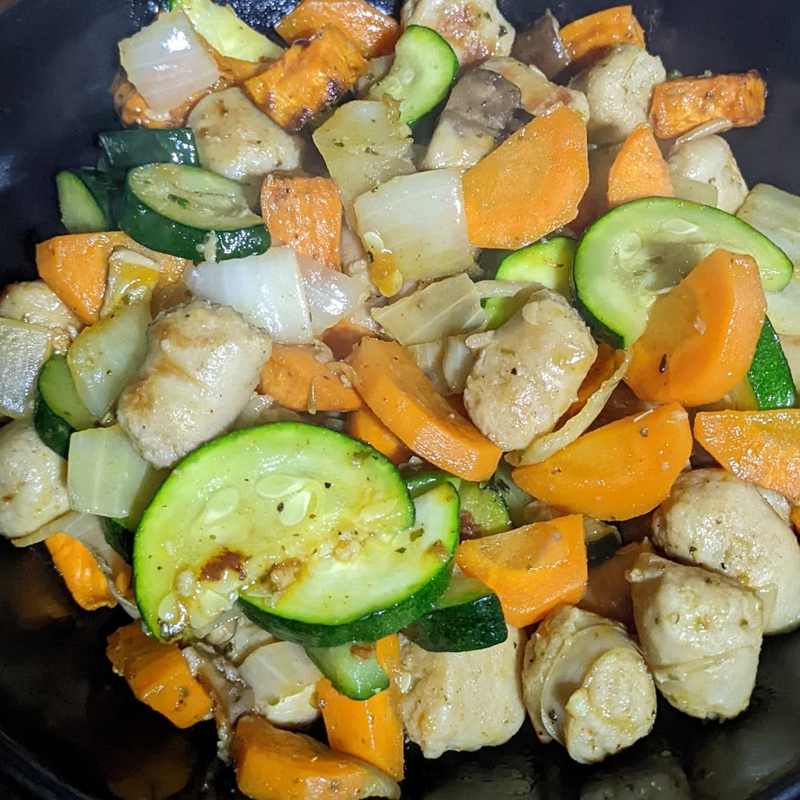 Chicken Sausage and Vegetable Skillet