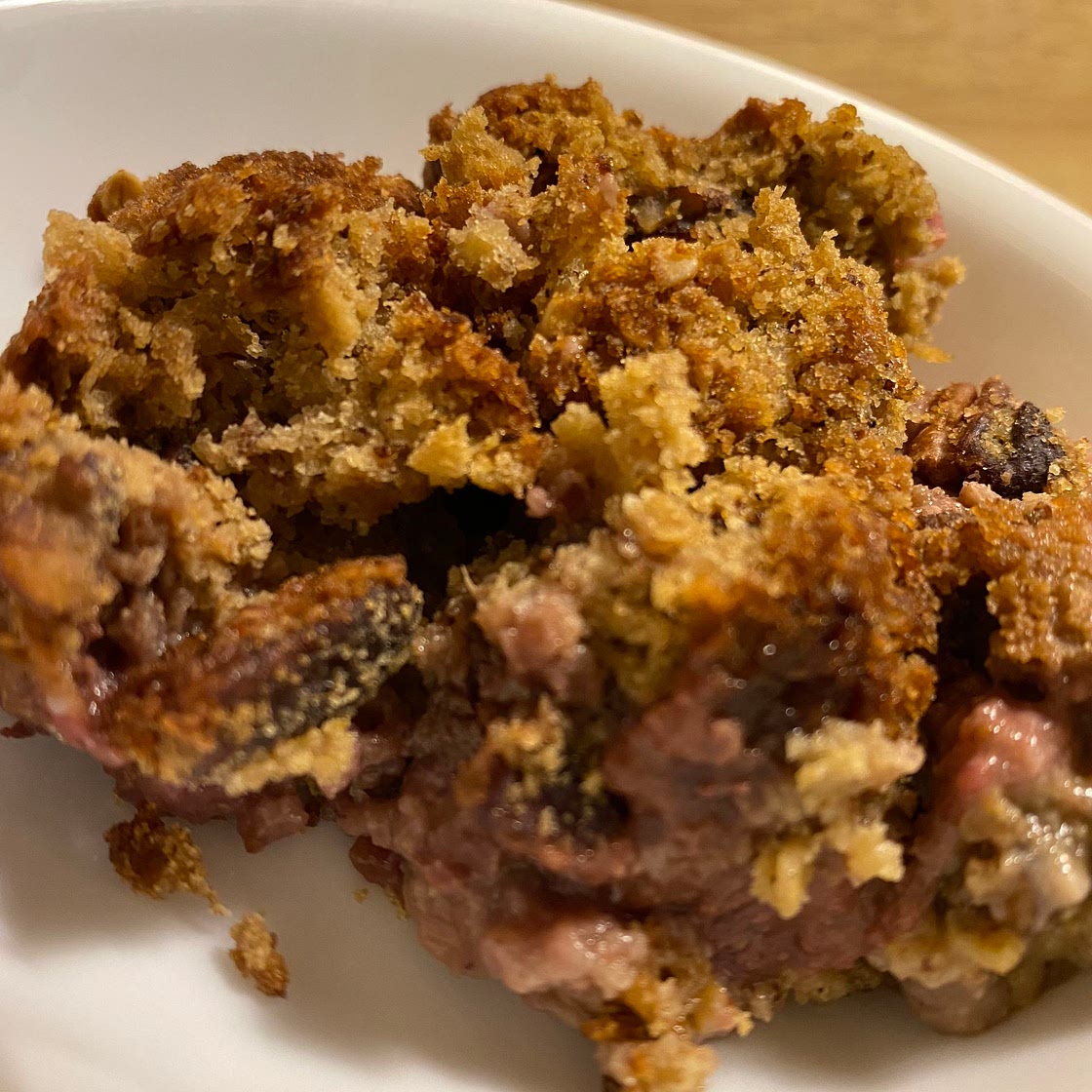 Strawberry Pecan Cake (Gluten-free)
