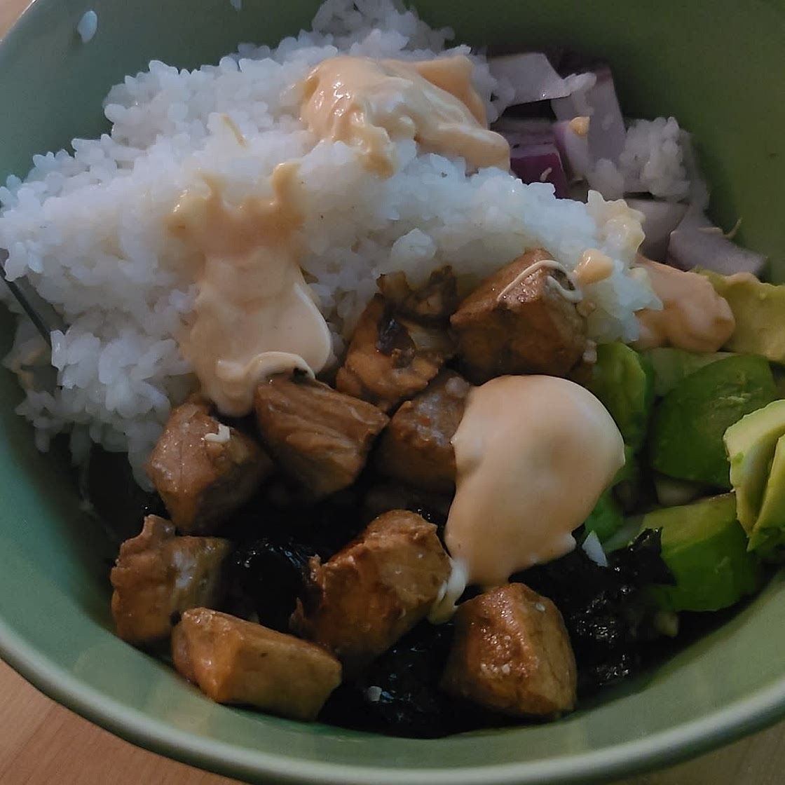 Spicy Salmon Maki Bowl