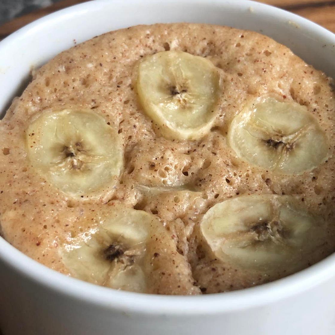197cal banana bread mug cake🍌