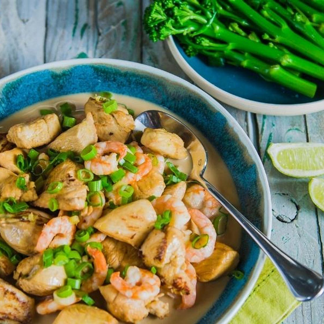 Lime and coconut Thai style chicken