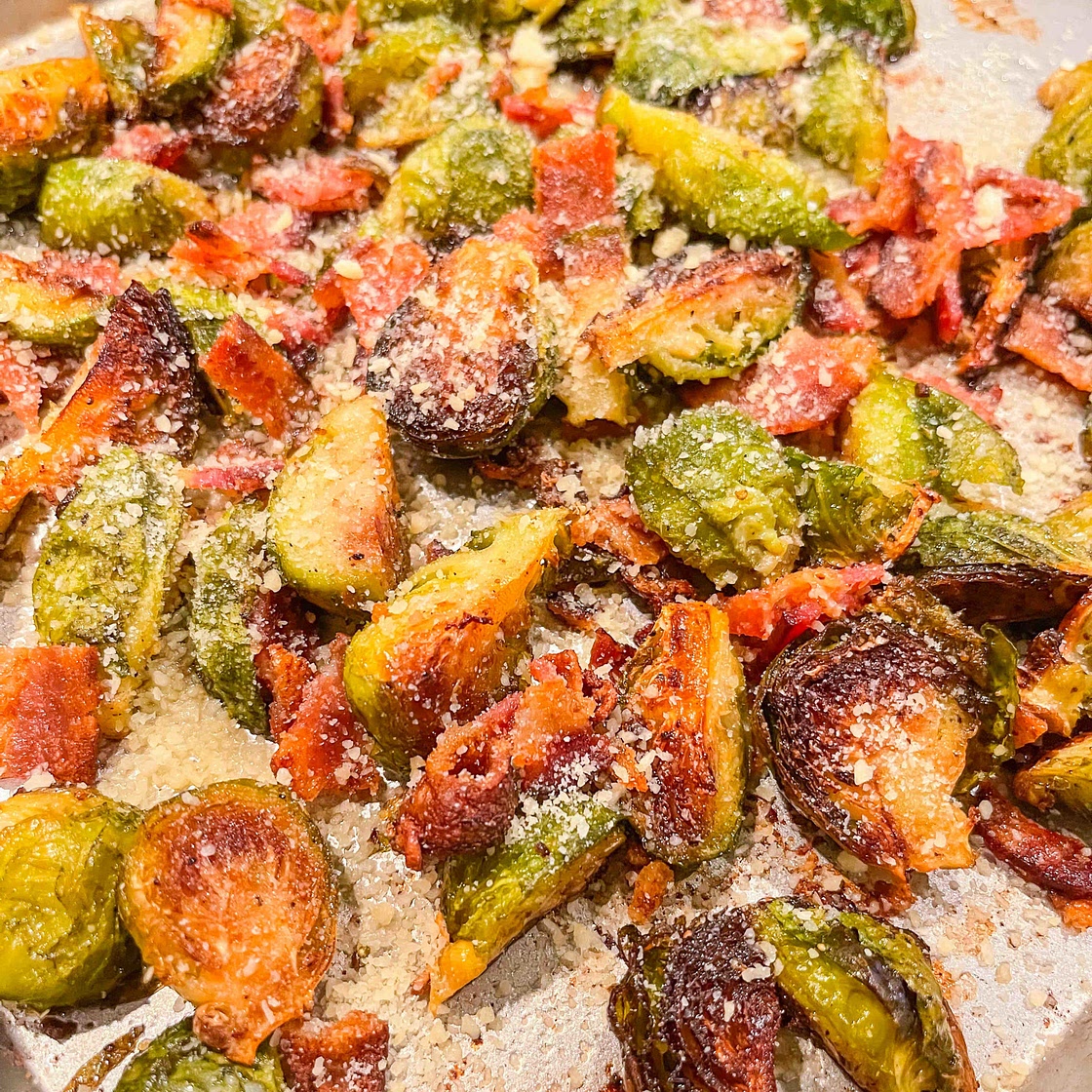Bacon Brusselsprouts 