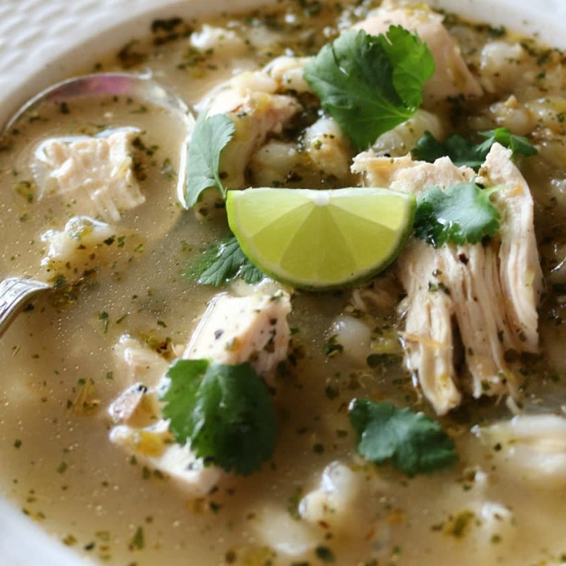 Mean green tortilla soup!