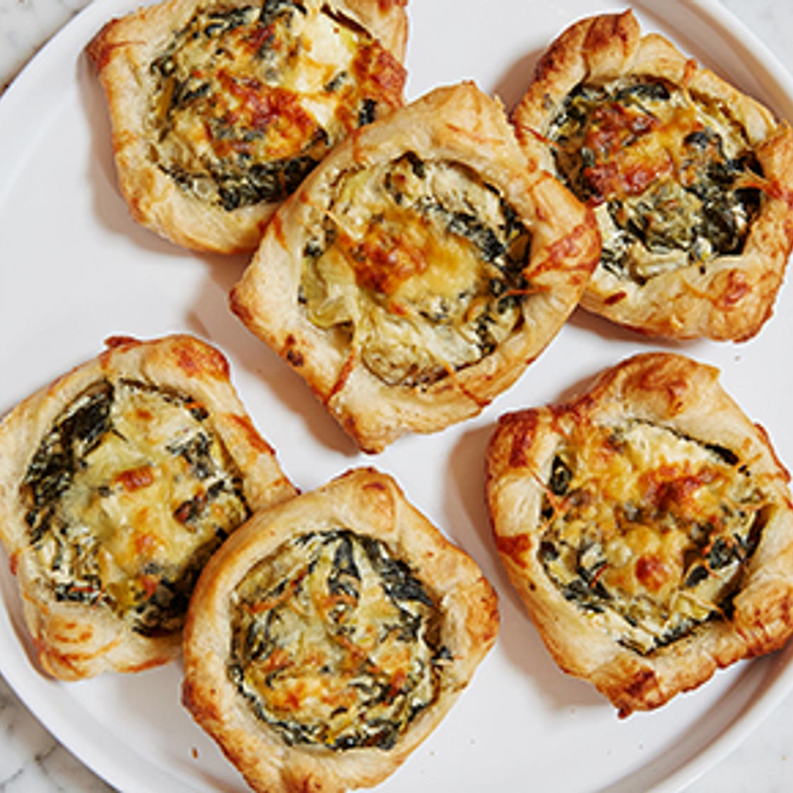 Spinach Artichoke Squares