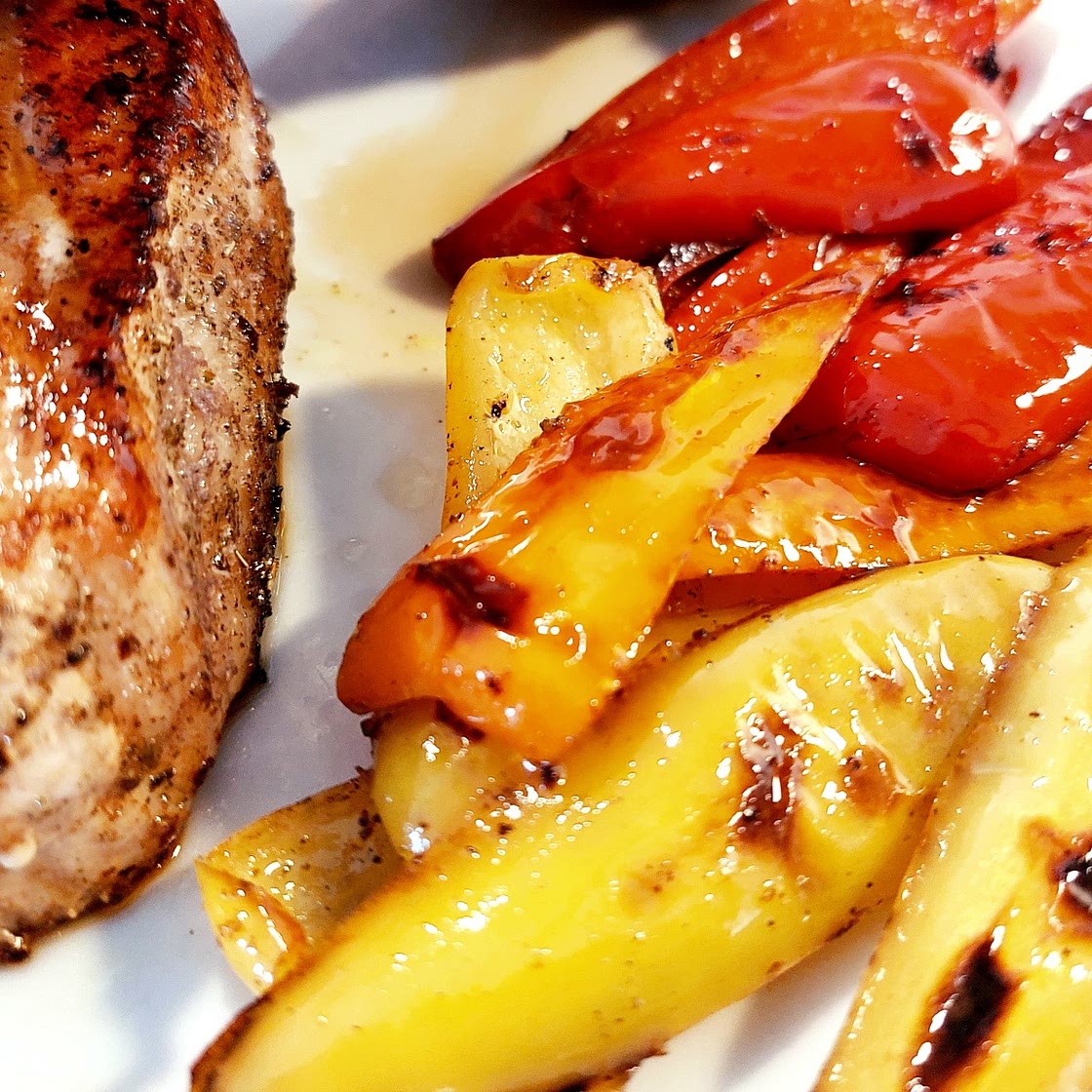 Grilled pepper