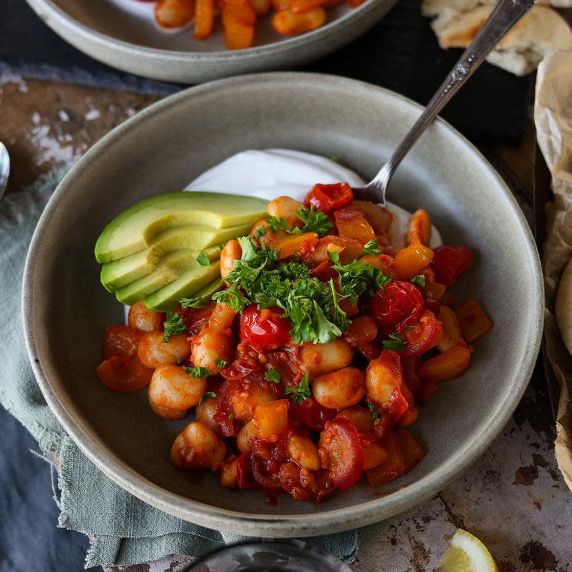Harissa Spiced Beans