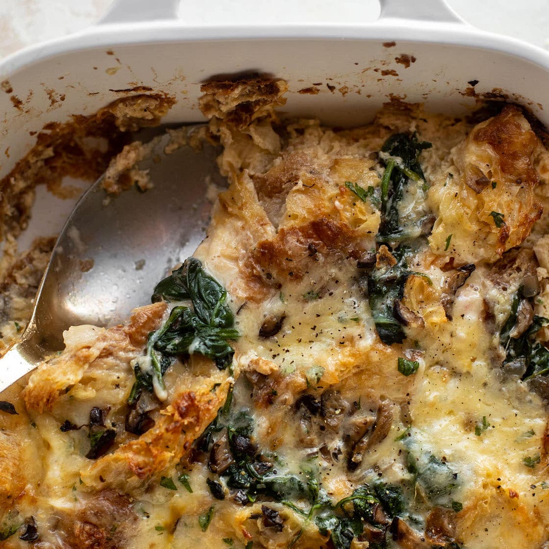 Overnight Croissant Breakfast Bake