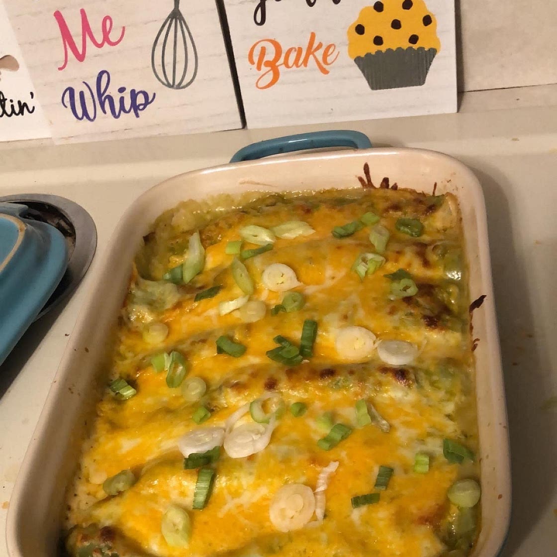 Cheesy Chickens Enchiladas 