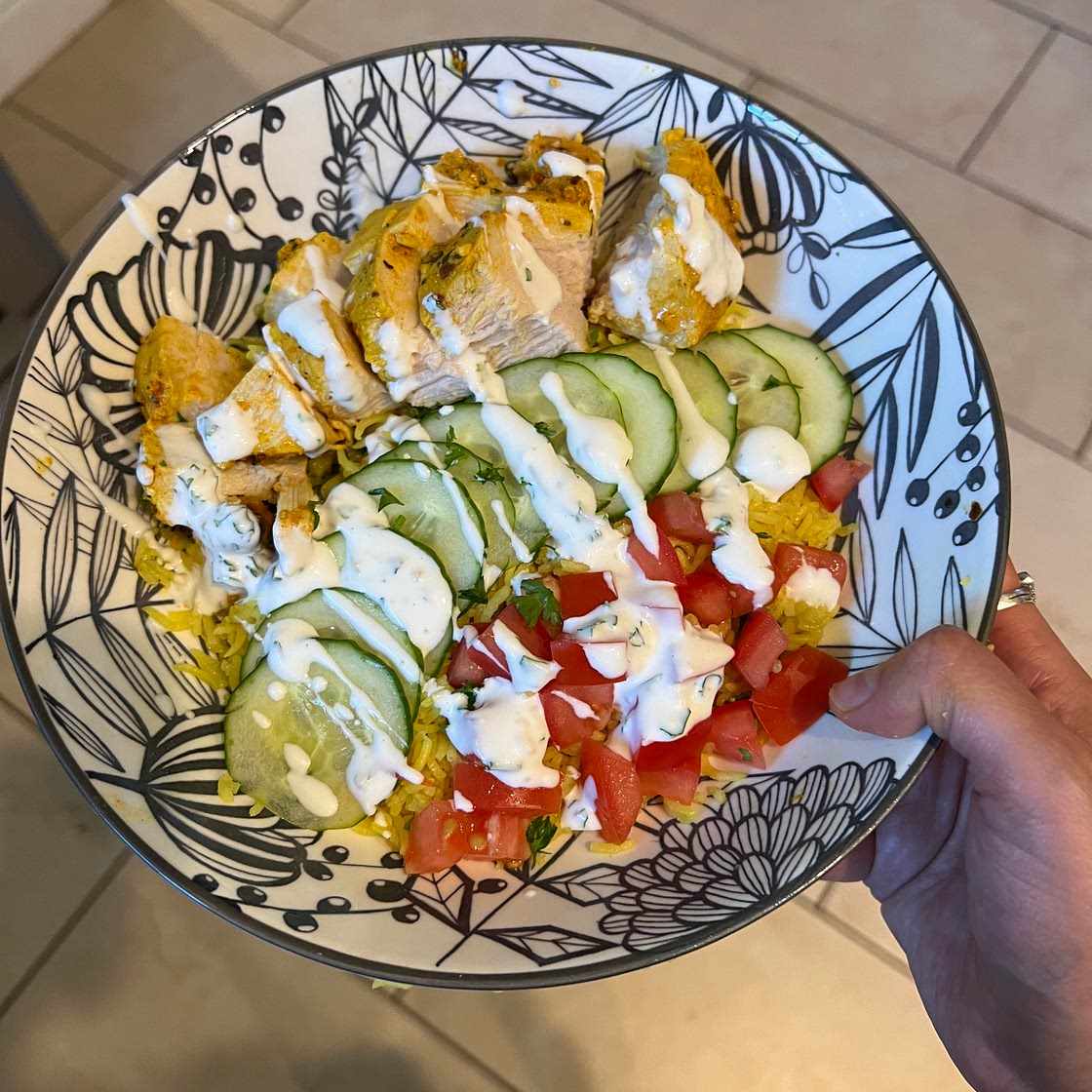 Chicken Shawarma Rice Bowl