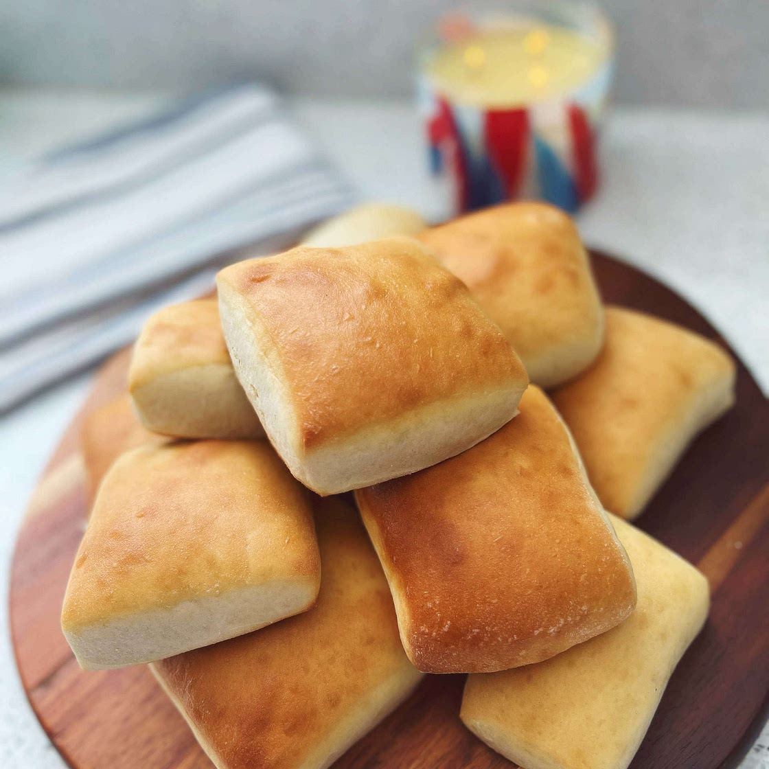 30 Minute Dinner Rolls + Honey Butter