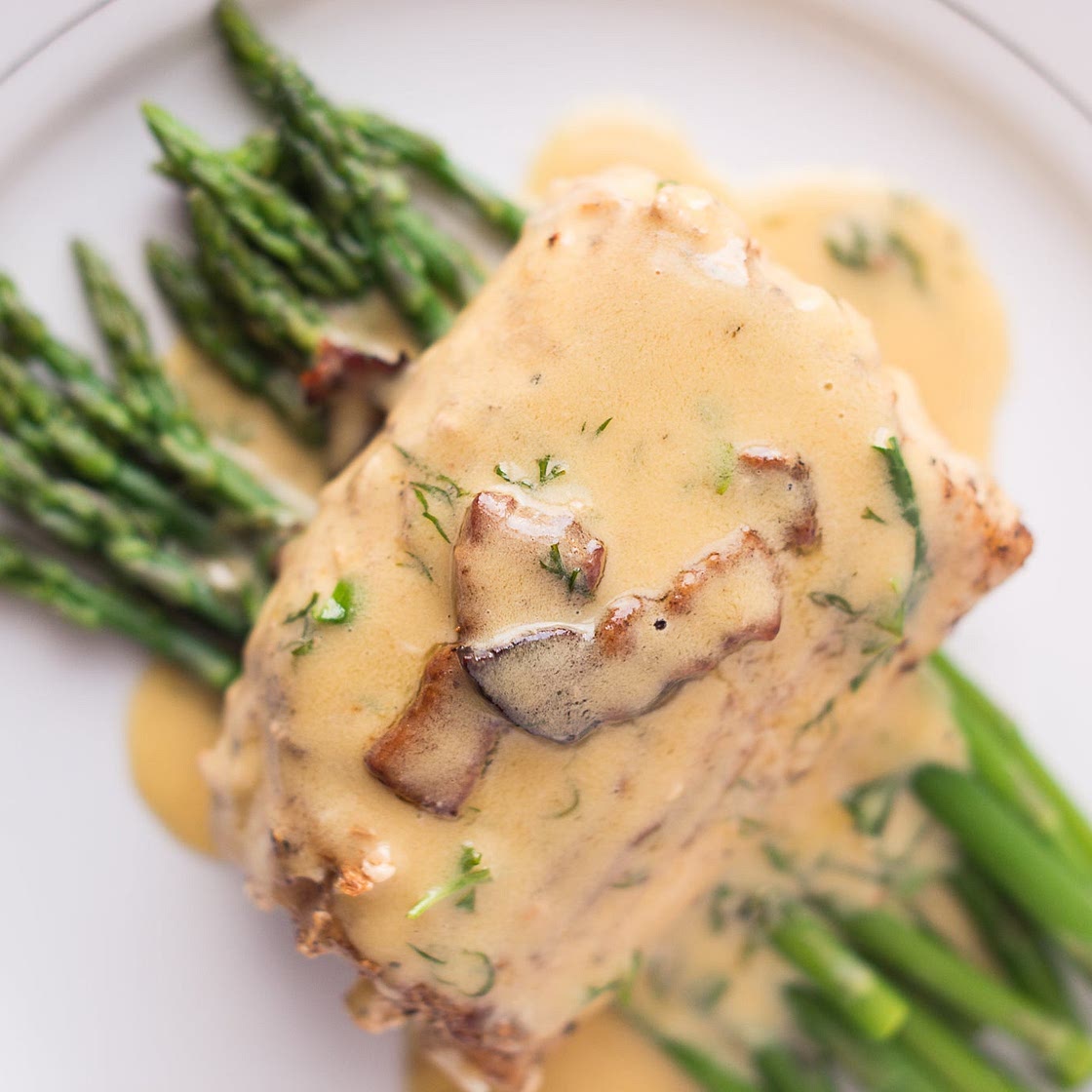Mahi-Mahi with White Wine Butter Sauce {Keto, Low-Carb}