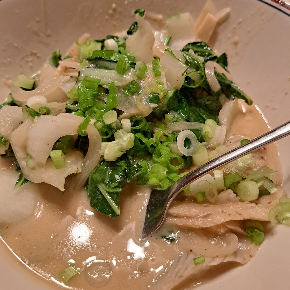 Coconut-Poached Fish With Bok Choy