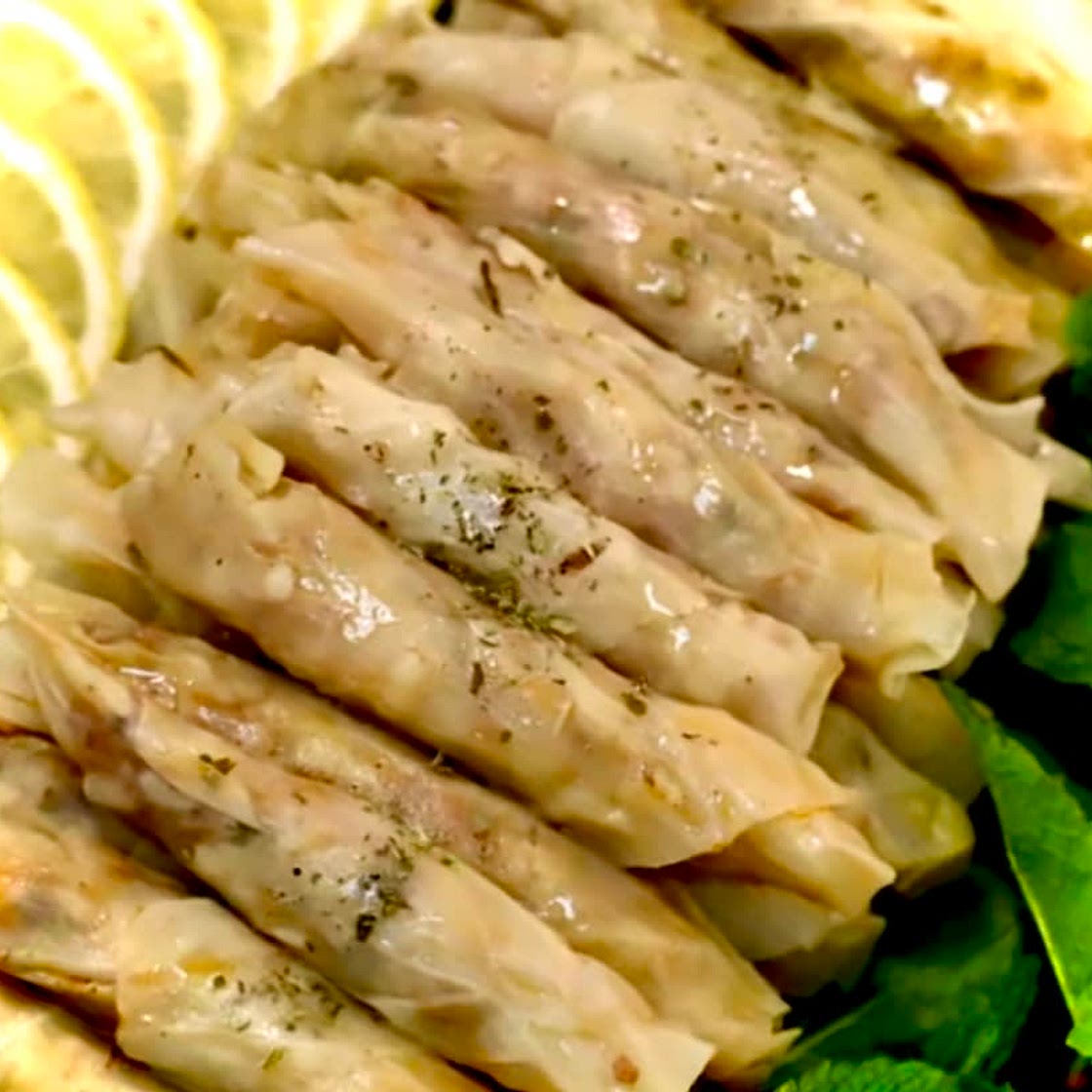 Malfouf Mehshi or Stuffed Cabbage Rolls