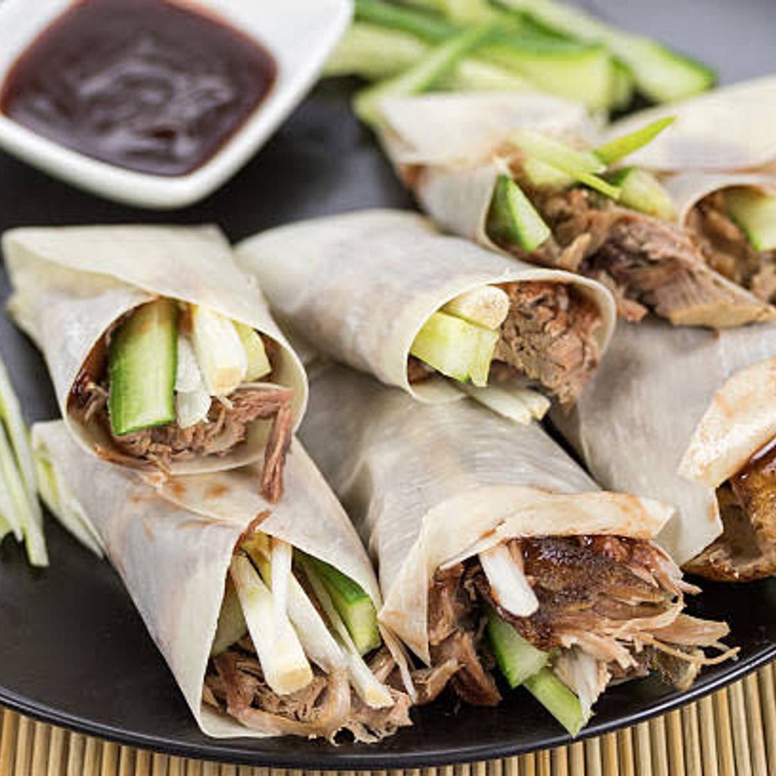 Shredded Jackfruit (duck) pancakes