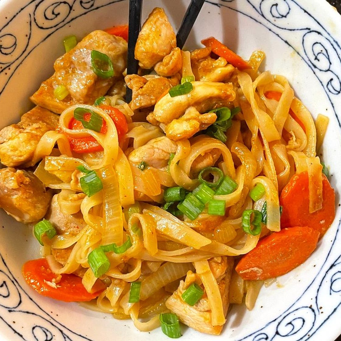 *SUPER EASY* Adaptable Noodle Stir Fry with Chicken — Bottomless Chef