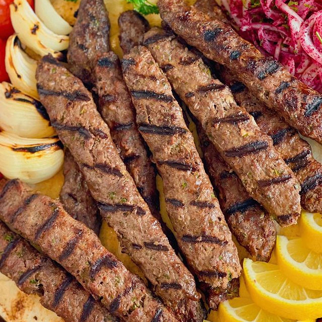 Beef kebabs 
