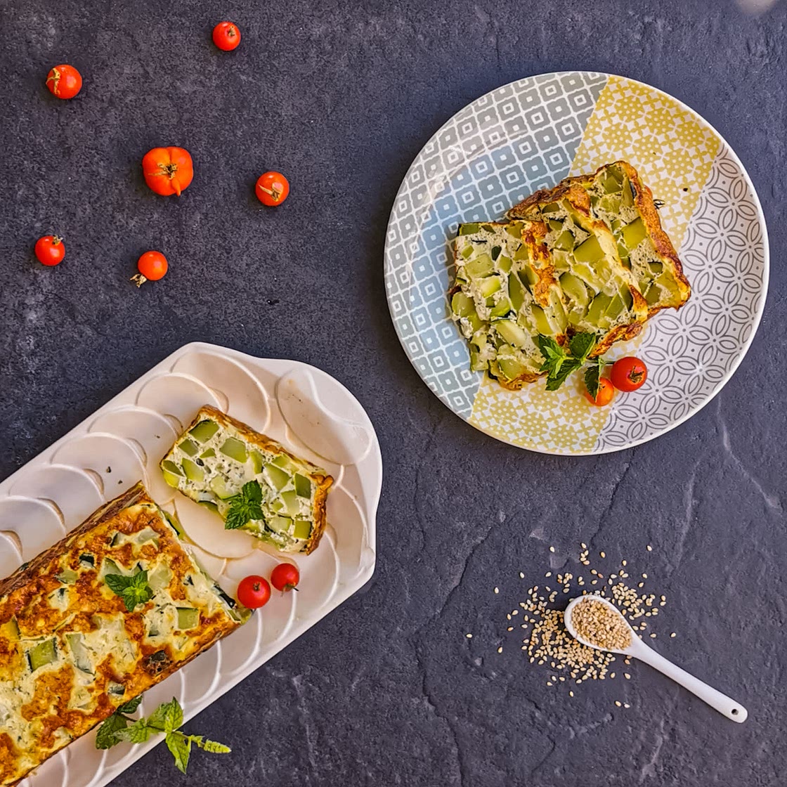 Flan de courgettes
