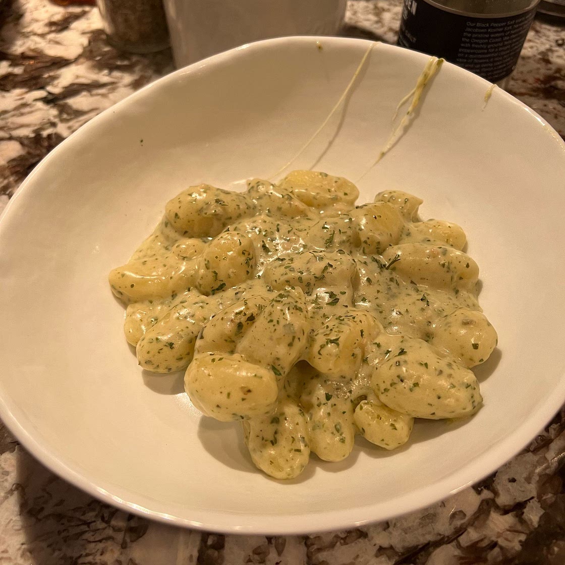 Creamy Pesto Gnocchi