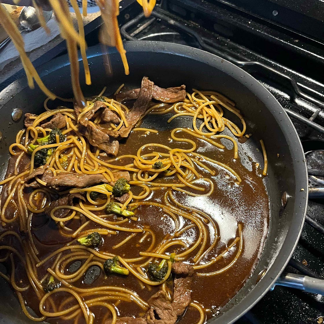 Beef Teriyaki Noodle Stir-Fry