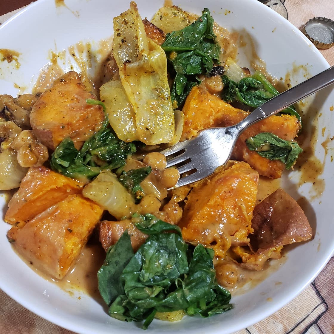 Sweet Potato Chickpea Buddha Bowl