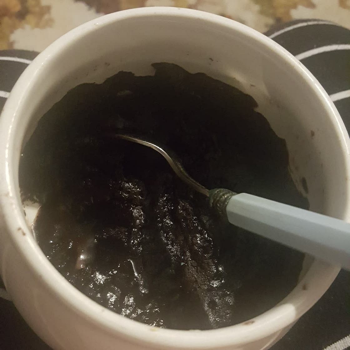 The Best Chocolate Self-Saucing Mug Cake Ever