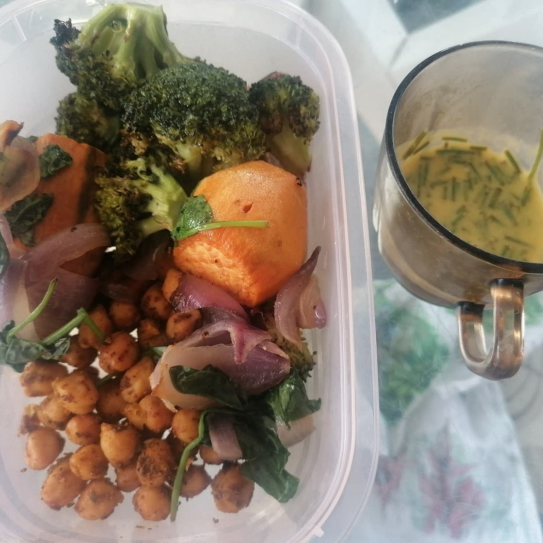 Sweet Potato Chickpea Buddha Bowl