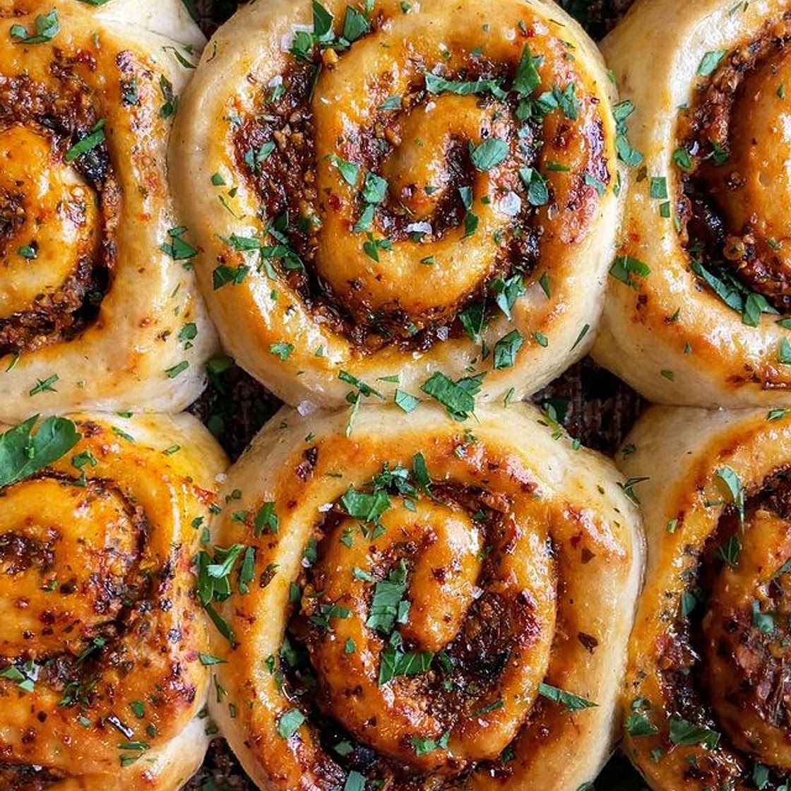 ROMESCO BREAD SWIRLS