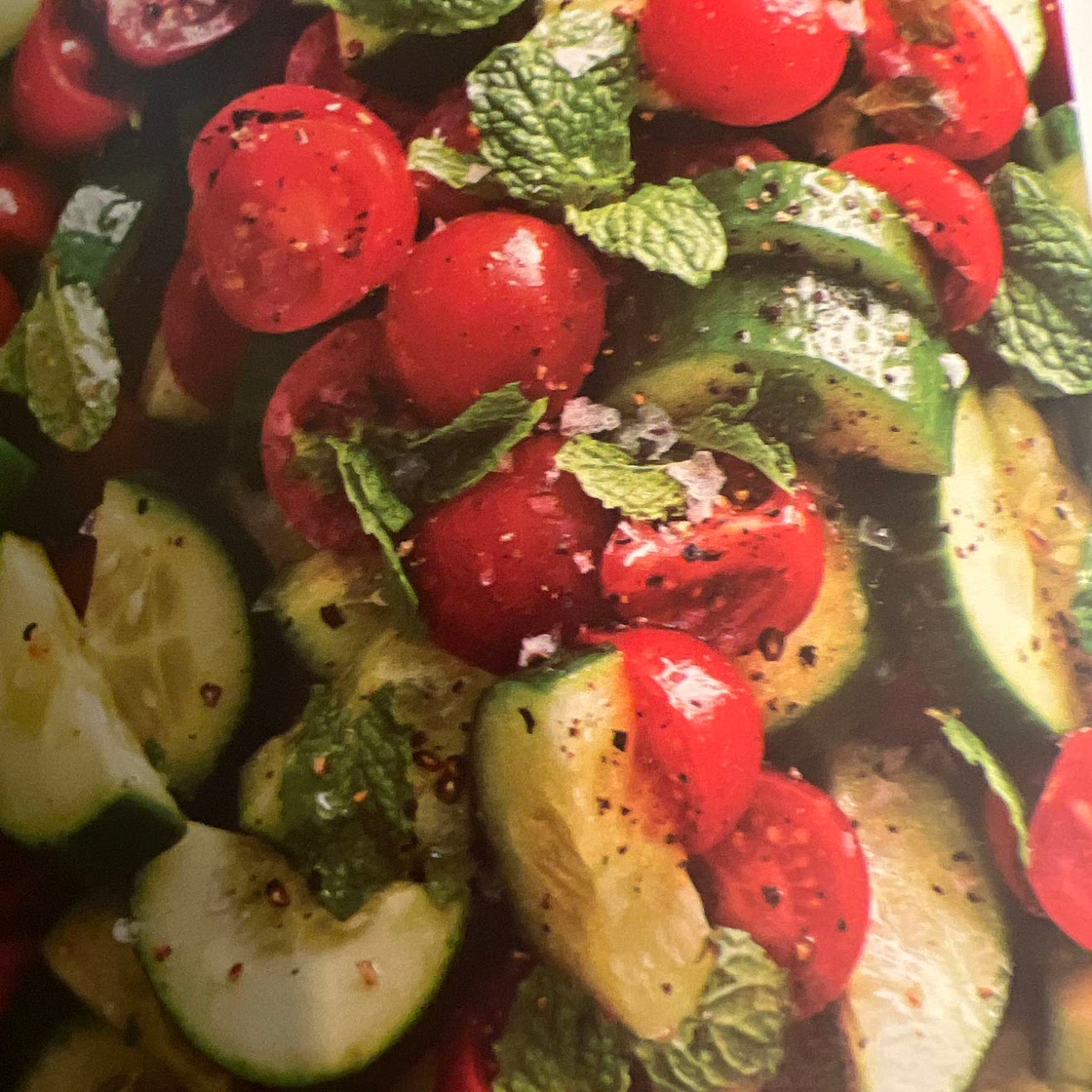 Cucumber, Mint and Tomato Salad