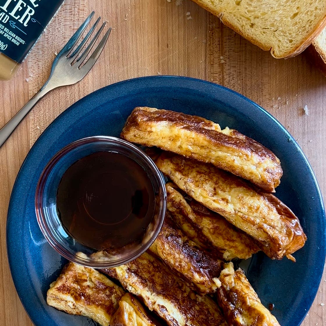 Cookie Butter French Toast Sticks